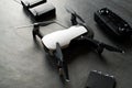Istanbul, Turkey - July 3, 2018: DJI MAVIC AIR - Compact Drone by DJI with 12 MP 4K HDR camera, mounted on a 3-axis gimbal. Camera