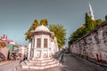 The memorial tomb of Mimar Sinan, the chief Ottoman architect Royalty Free Stock Photo