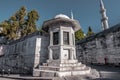 The memorial tomb of Mimar Sinan, the chief Ottoman architect Royalty Free Stock Photo