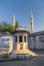 The memorial tomb of Mimar Sinan, the chief Ottoman architect Royalty Free Stock Photo