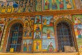 Colorful paintings of Enda Iyesus (Jesus) Church in Axum, Ethiopia