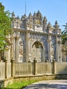 Treasury Gate of the Dolmabahce Palace. Besiktas district, Istanbul, Turkey. Royalty Free Stock Photo