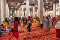 ISTANBUL, TURKEY - JULY 06, 2018: View of the interior of the Blue Mosque Royalty Free Stock Photo