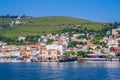Istanbul, Turkey, July 13, 2010: View of the island of Burgazada, one of the Princes Islands. Royalty Free Stock Photo