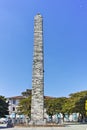 Walled Obelisk at Sultanahmet Square in city of Istanbul