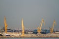 Huge Cranes in Pendik Shipyard