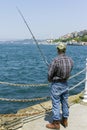 Fisherman at the Strait of Istanbul, Bosporus