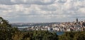 Istanbul, Turkey Landscape across the Bosphorus