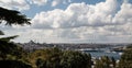 Istanbul, Turkey Landscape across the Bosphorus