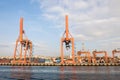 Haydarpasa Port in Istanbul, Turkey. Royalty Free Stock Photo
