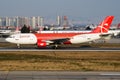 Qeshm Air Airbus A300 EP-FQM passenger plane departure at Istanbul Ataturk Airport