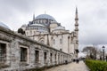 ISTANBUL, TURKEY - MARCH 23, 2023: Suleymaniye mosque - Tomb of the turkish sultan Suleyman and his wife Hurrem (Roksolana