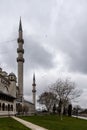 ISTANBUL, TURKEY - MARCH 23, 2023: Suleymaniye mosque - Tomb of the turkish sultan Suleyman and his wife Hurrem (Roksolana