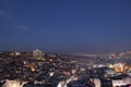 ISTANBUL / TURKEY - MARCH, 2020: 15th July Martyrs Bridge 15 Temmuz Sehitler Koprusu. Istanbul Bosphorus Bridge and Cityscape,