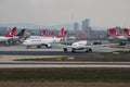 Turkish Airlines Airbus A330-200 TC-JNA passenger plane departure at Istanbul Ataturk Airport