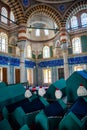 Istanbul, Turkey - May 28, 2022: The interior of the 16th century Tomb of Sultan Selim II in the Tomb of the Sultans