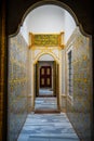 Istanbul, Turkey - May 28, 2022: Interior of Topkapi Palace, detail and decoration of the castle, Istanbul, Turkey Royalty Free Stock Photo