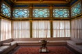 Istanbul, Turkey - May 28, 2022: Interior of Topkapi Palace, detail and decoration of the castle, Istanbul, Turkey Royalty Free Stock Photo