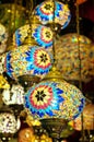 Lights for sale in the Grand Bazaar in Istanbul