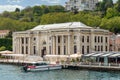 Kabatas Erkek Lisesi building, or Kabatas High School, suited by Bosphorus Strait in Ortakoy, Besiktas, Istanbul, Turkey