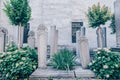 Suleymaniye Mosque Cemetery with tomb of legendary turkish sultan Suleyman