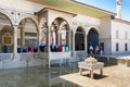 Muslims in the fountain in Topkapi palace Royalty Free Stock Photo