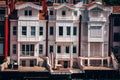 Traditional and Modern Mansions on the Bosporus Strait Waterside Royalty Free Stock Photo