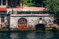 Traditional and Modern Mansions on the Bosporus Strait Waterside Royalty Free Stock Photo