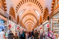 ISTANBUL, TURKEY - August 29, 2018: Typical lanterns at Grand Bazaar. It is one of the largest and oldest covered markets in the Royalty Free Stock Photo