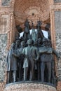 Istanbul, Turkey, Middle East, Taksim Square, Ataturk, historic, Republic Monument, Beyoglu, famous place Royalty Free Stock Photo