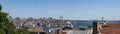 Istanbul, Turkey, Middle East, skyline, aerial view, panoramic, mosque, minaret, Golden Horn, Bosphorus, Grand Baazar Royalty Free Stock Photo