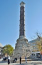Column of Constantine Cemberlitas monument in Istanbul, Turkey
