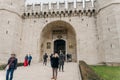 Istanbul, Turkey, November 28 2022. gate in Topkapi Palace Harem, images from inside the Plat Royalty Free Stock Photo