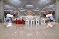 Istanbul Airport departure hall architecture,  Istanbul, Turkey. Royalty Free Stock Photo