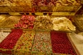 Istanbul, November 29-2022, Kapali Carsi Grand Bazaar images, Turkish sweets and spices Royalty Free Stock Photo