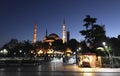 Sultanahmet Mosque at night