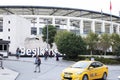 Besiktas sports club belongs to the great Inonu stadium. Sport club icon black eagle. It was founded in 1903.