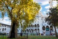 Courtyard of Sultan Ahmed Mosque Royalty Free Stock Photo