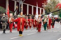 Janissary band parade on 29 October Republic Day. Editorial shot in Istanbul