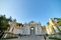 ISTANBUL, TURKEY - October 12, 2019:  North Gate Dolmabahce Palace Royalty Free Stock Photo