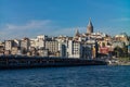 Istanbul, Turkey, October 16th, 2020;The view of Galata Tower in Istanbul