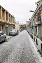 Istanbul, Turkey, 05/22/2019: Old narrow street in the city Royalty Free Stock Photo