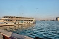 ÃÂ°stanbul Turkey 26.02.2021. Public transportation ship in bosphorus sea istanbul.