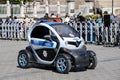 02-05-2023 Istanbul-Turkey: Renault Twizy Turkish Police in Sultanahmet