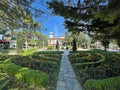 Khedive pavilion and grove on the hills of Istanbul`s Bosphorus