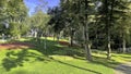 Khedive pavilion and grove on the hills of Istanbul`s Bosphorus