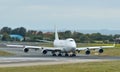 Passenger airplane at Istanbul Airport Royalty Free Stock Photo