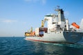 Container cargo ship called Avra Miteras from Monrovia, Liberia