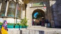 Istanbul, Turkey - September 15, 2022: Entrance Gate of istanbul Laleli Mosque.