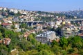 Homes along the scenic Bosphorus strait Royalty Free Stock Photo